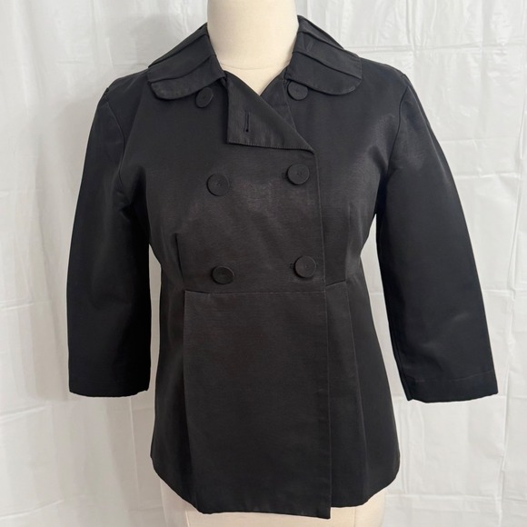 Mossimo Supply Co. Jackets & Blazers - Mossimo 3/4 Sleeve Double Breasted Pleated Collar Blazer